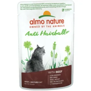 Katzenfutter: Almo nature Almo Holistic Anti-Hairball  mit Rind