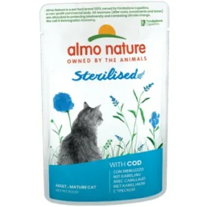 Katzenfutter: Almo nature Almo Holistic Sterilised  mit Kabeljau