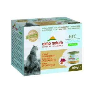 Katzenfutter: Almo nature HFC Natural Light Meal  Thunfisch und Garnelen