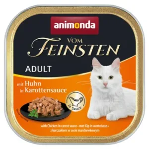 Katzenfutter: animonda Vom Feinsten Adult  Huhn, in Karottensauce