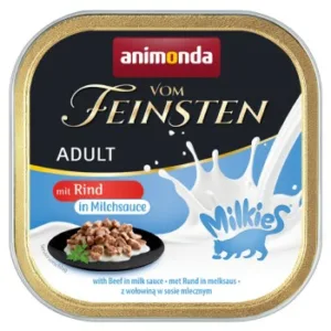 Katzenfutter: animonda Vom Feinsten Adult Milkies  Rind, in Milchsauce