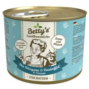 Katzenfutter: Betty's Landhausküche mit Känguru & Kartoffel  für Katze