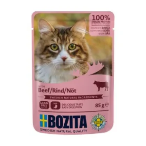 Katzenfutter: BOZITA Häppchen in Sauce  Rind