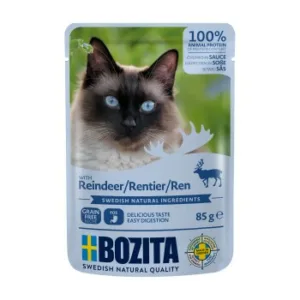 Katzenfutter: BOZITA Pouch Häppchen in Soße  Rentier