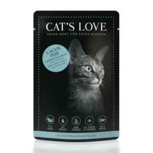 Katzenfutter: CAT'S LOVE Adult  Classic Lachs pur mit Distelöl & Petersilie