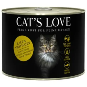 Katzenfutter: CAT'S LOVE Adult  Mix Kalb & Truthahn