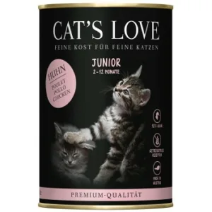 Katzenfutter: CAT'S LOVE Junior  Huhn