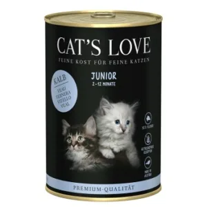 Katzenfutter: CAT'S LOVE Junior  Kalb