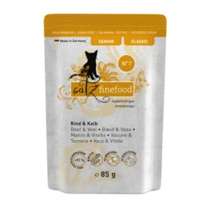 Katzenfutter: Catz finefood Senior No.07 Rind & Kalb 