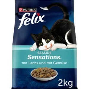 Katzenfutter: Felix Seaside Sensations Lachs & Gemüse 