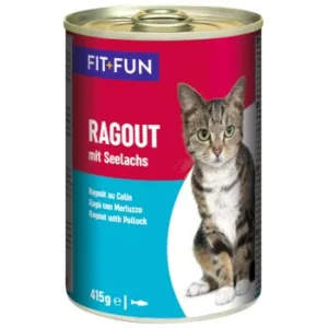 Katzenfutter: FIT+FUN Ragout Seelachs 