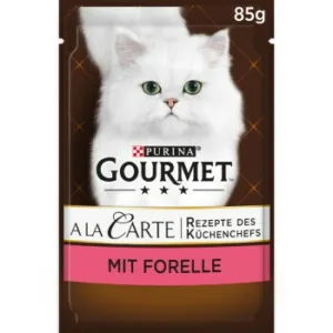 Katzenfutter: GOURMET à la Carte  Forelle an feiner Gemüseauswahl