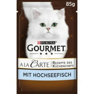 Katzenfutter: GOURMET à la Carte  Hochseefisch an Reis-Gemüsekomposition