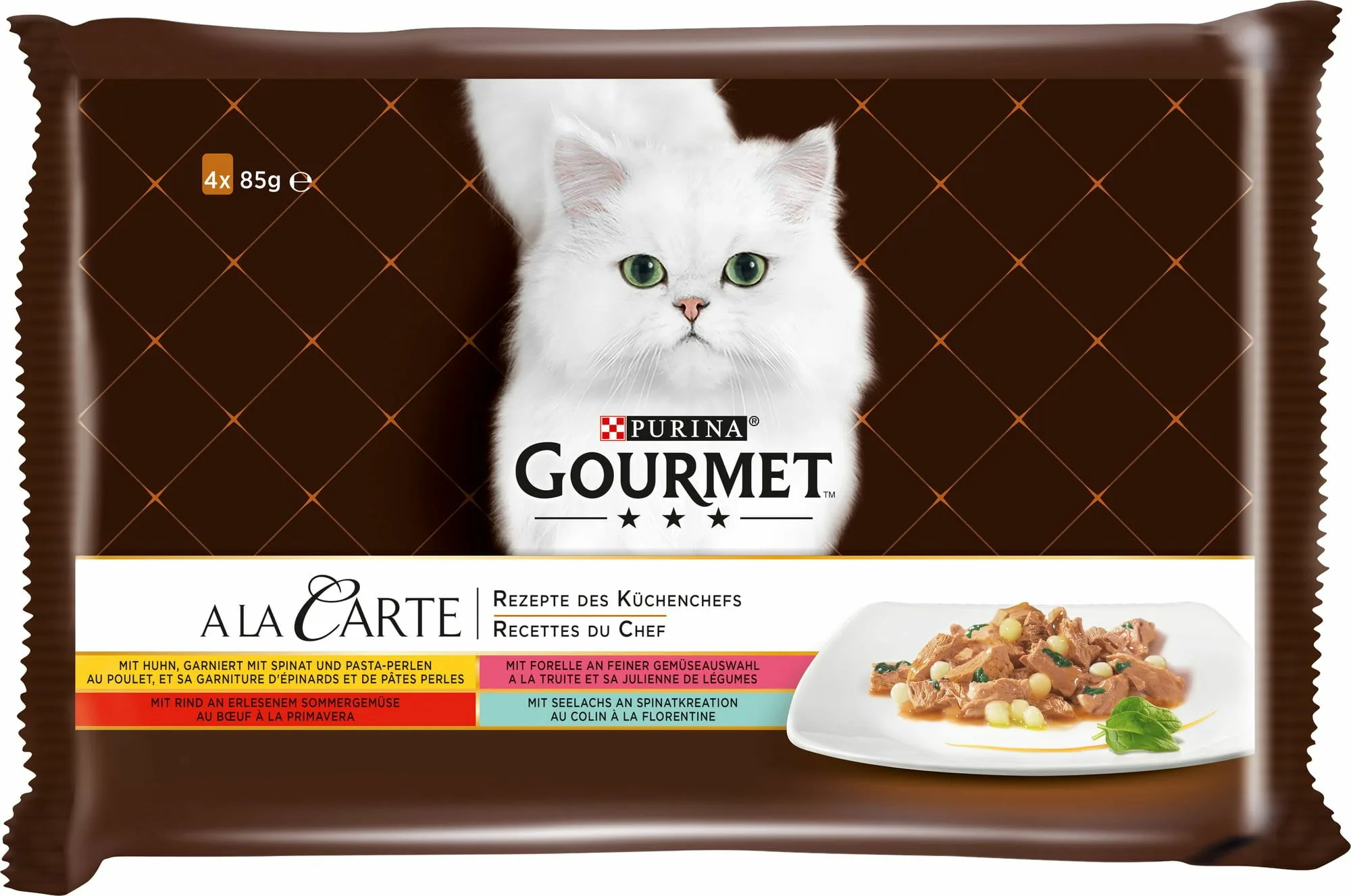 Katzenfutter: GOURMET à la Carte  Rezepte des Küchenchefs