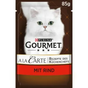 Katzenfutter: GOURMET à la Carte  Rind an erlesenem Sommergemüse