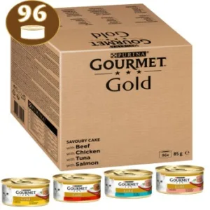 Katzenfutter: GOURMET Gold Raffiniertes Ragout Katzennassfutter Sorten-Mix 