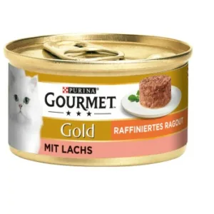 Katzenfutter: GOURMET Gold Raffiniertes Ragout  Lachs