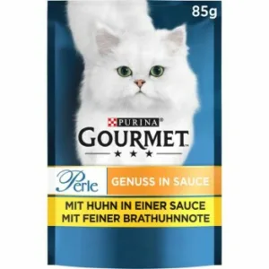 Katzenfutter: GOURMET Perle Genuss in Sauce  Huhn, in Brathuhnsauce