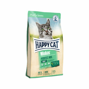 Katzenfutter: HAPPY CAT Minkas Perfect Mix Geflügel, Fisch & Lamm 