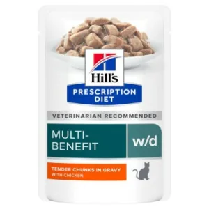 Katzenfutter: Hill's Prescription Diet Multi-Benefit w/d mit Huhn 