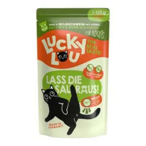 Katzenfutter: Lucky Lou Adult  Rind & Wildschwein