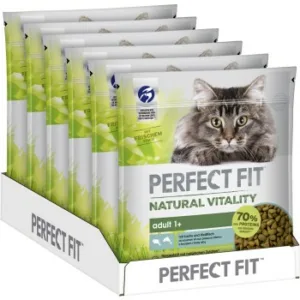 Katzenfutter: PERFECT FIT Natural Vitality Adult +1 Sparpaket  Lachs & Weißfisch