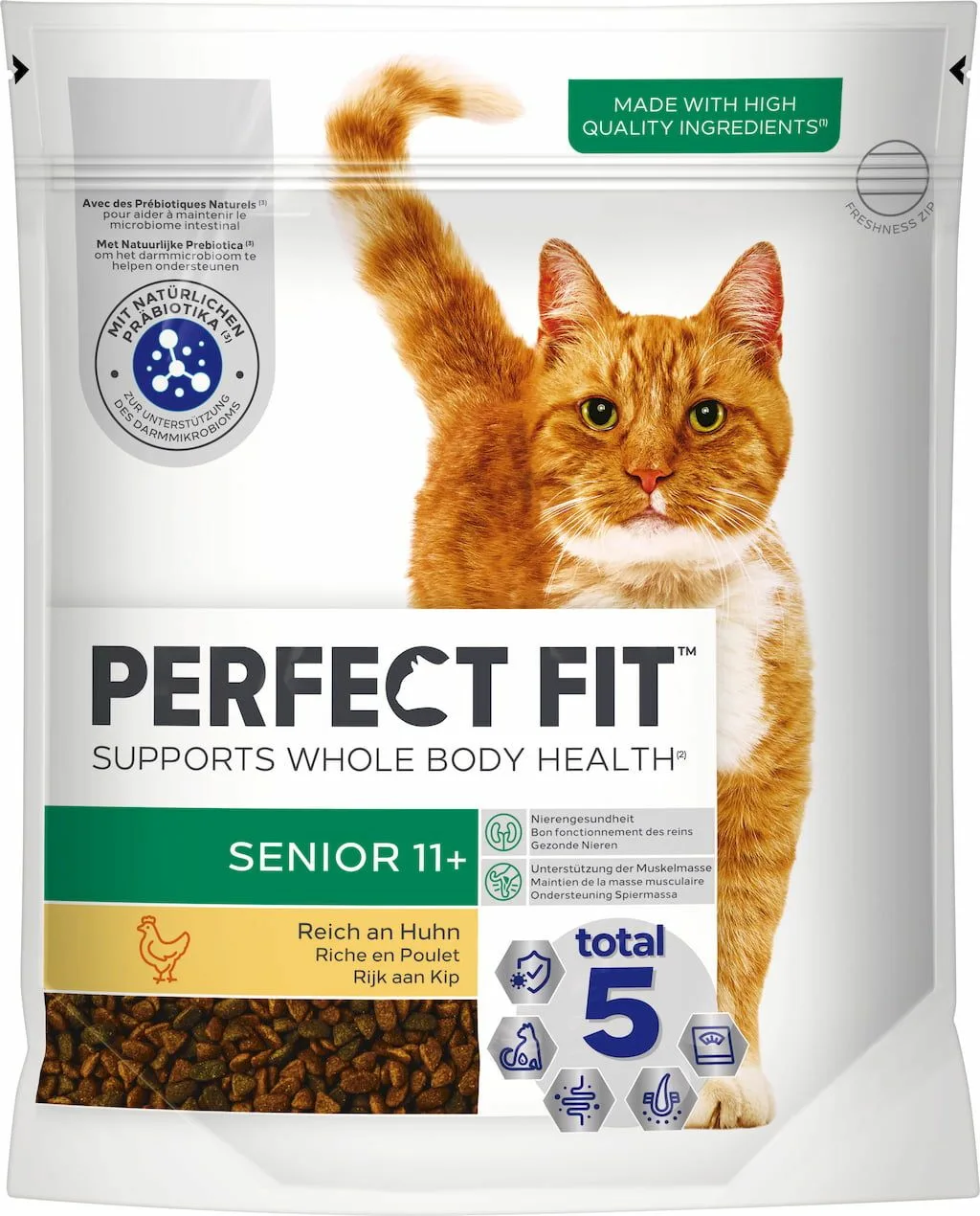 Katzenfutter: PERFECT FIT Senior 11+ mit Huhn 