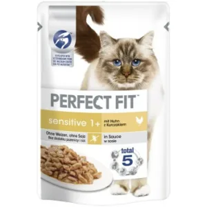 Katzenfutter: PERFECT FIT Sensitive 1+  Huhn