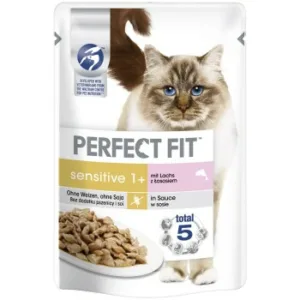 Katzenfutter: PERFECT FIT Sensitive 1+  Lachs