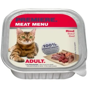 Katzenfutter: PREMIERE Meat Menu Adult Rind 