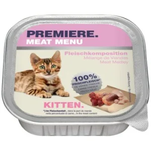 Katzenfutter: PREMIERE Meat Menu Kitten Fleischkomposition 