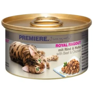 Katzenfutter: PREMIERE Royal Ragout Rind & Huhn 