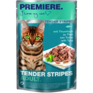 Katzenfutter: PREMIERE Tender Stripes Thunfisch 