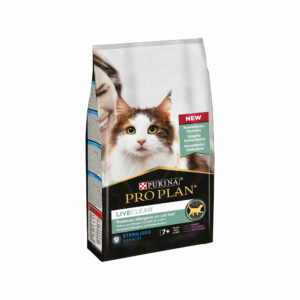 Katzenfutter: PRO PLAN Liveclear Sterilised Senior 7+ Truthahn 