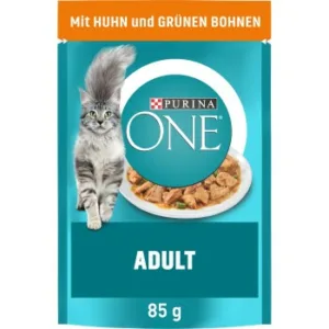 Katzenfutter: Purina ONE Adult  mit Huhn und grünen Bohnen