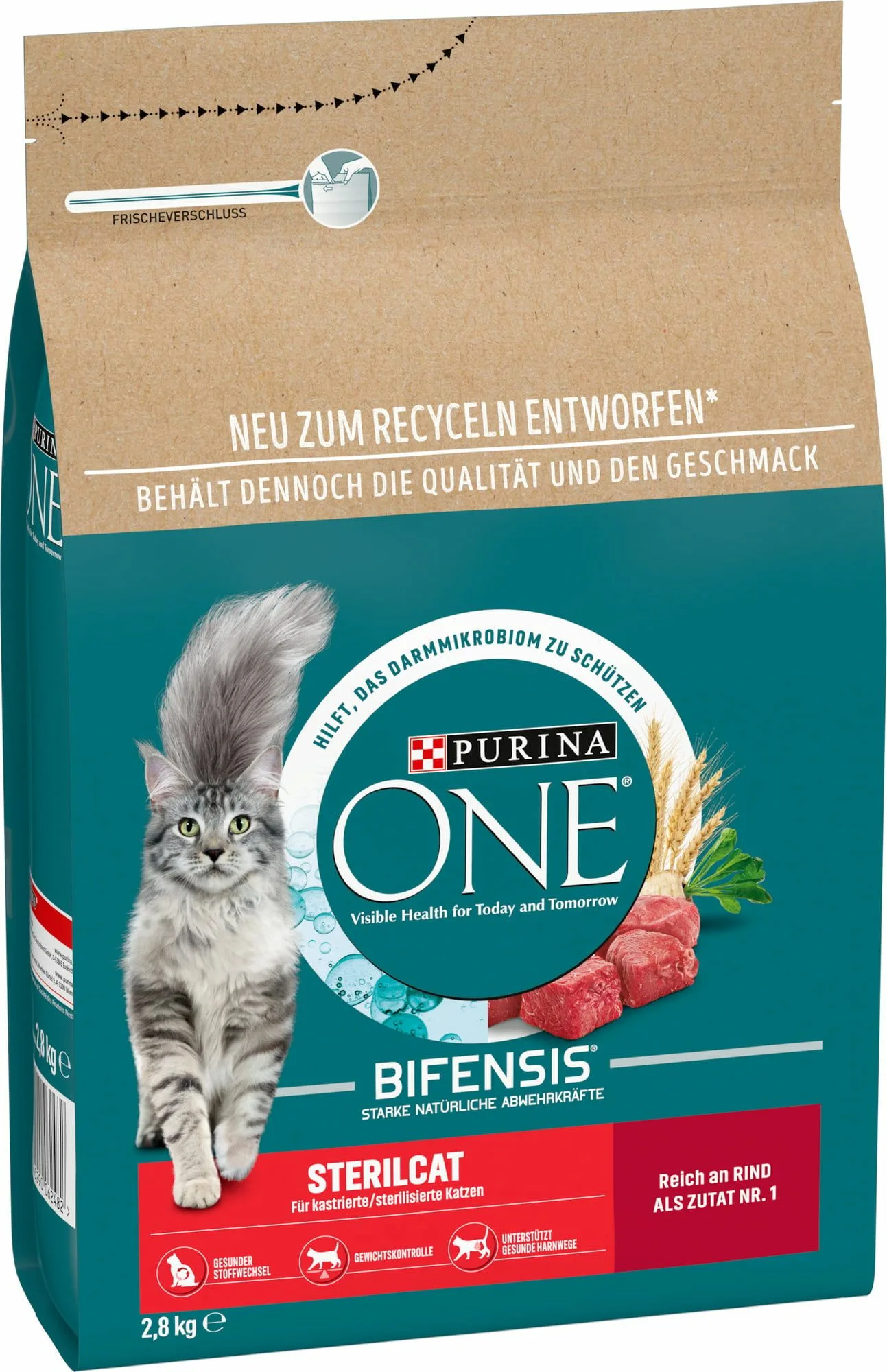 Katzenfutter: Purina ONE BIFENSIS Sterilcat Rind 