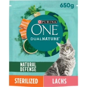 Katzenfutter: Purina ONE DualNature Sterilised  Lachs 