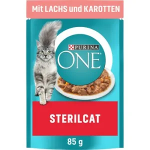 Katzenfutter: Purina ONE Sterilcat  mit Lachs und Karotten