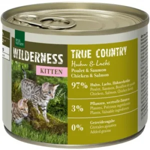 Katzenfutter: REAL NATURE WILDERNESS Kitten True Country Huhn & Lachs 