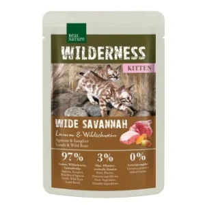 Katzenfutter: REAL NATURE WILDERNESS Kitten  Wide Savannah Lamm & Wildschwein