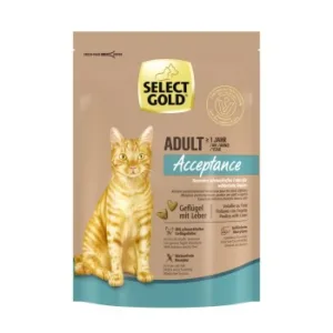 Katzenfutter: SELECT GOLD Acceptance Adult Geflügel & Leber 