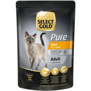 Katzenfutter: SELECT GOLD Adult Pure Gans 