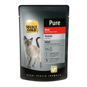 Katzenfutter: SELECT GOLD Adult Pure Rind 