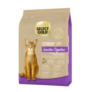 Katzenfutter: SELECT GOLD Digestion Senior Geflügel und Reis 