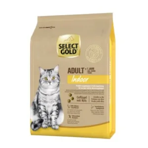 Katzenfutter: SELECT GOLD Indoor Adult Geflügel & Reis 