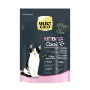 Katzenfutter: SELECT GOLD Kitten Geflügel & Lachs 