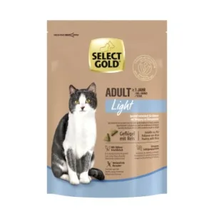 Katzenfutter: SELECT GOLD Light Adult Geflügel & Reis 