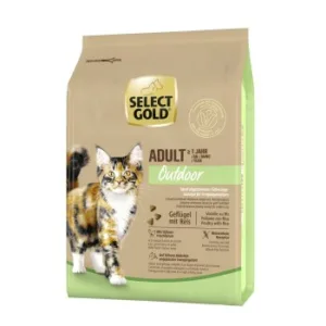 Katzenfutter: SELECT GOLD Outdoor Adult Geflügel und Reis 