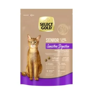 Katzenfutter: SELECT GOLD Sensitive Digestion Senior Geflügel und Reis 