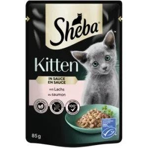 Katzenfutter: Sheba Kitten in Sauce mit Lachs MSC 